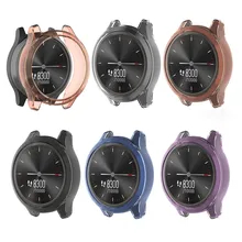 Soft TPU Transparent Protective Case for Garmin vivomove 3/Garminmove 3 Smart Watch Cover Screen Protector for Garmin vivomove 3