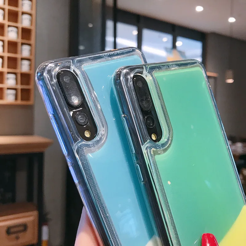 Светящийся чехол для huawei nova 5i 4 3i P smart mate 20 pro P30 lite P20 honor 9 светится в темноте фосфоресцирующий чехол