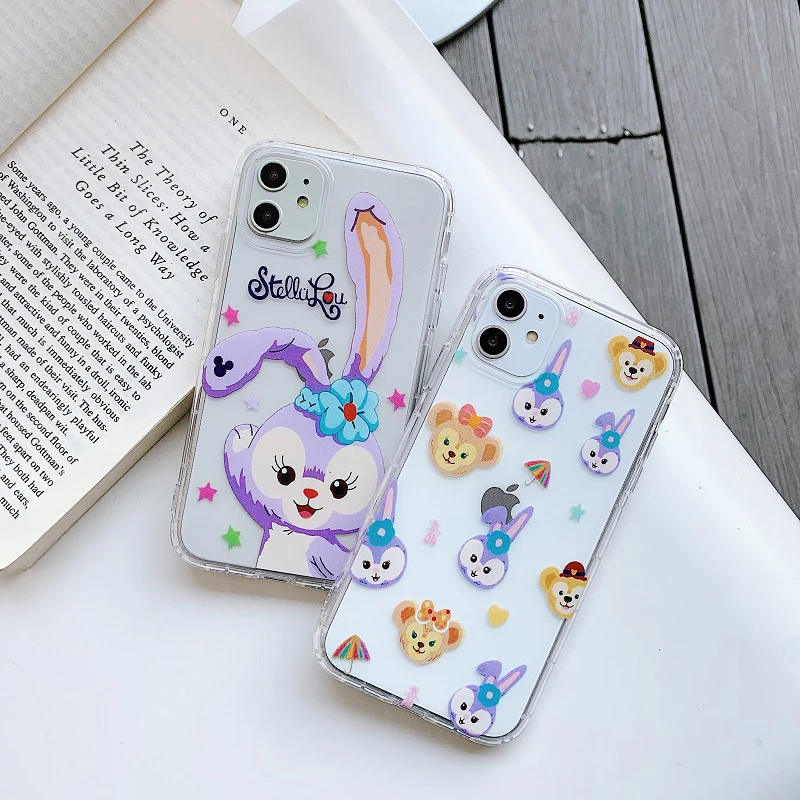 Cute cartoon Ballet rabbit Phone Cases For iPhone 11Pro Max 6 6s 7 8 Plus X Xs Max Xr 11 high-quality Clear soft Cover Fundas