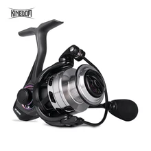Kingdom спиннинговая Рыболовная катушка, водонепроницаемая, Макс. Тянущаяся, вес 11 кг, Передаточное отношение 5,2: 1, приманка, спиннинговая катушка, легкая, для ловли щуки, окуня, KTS