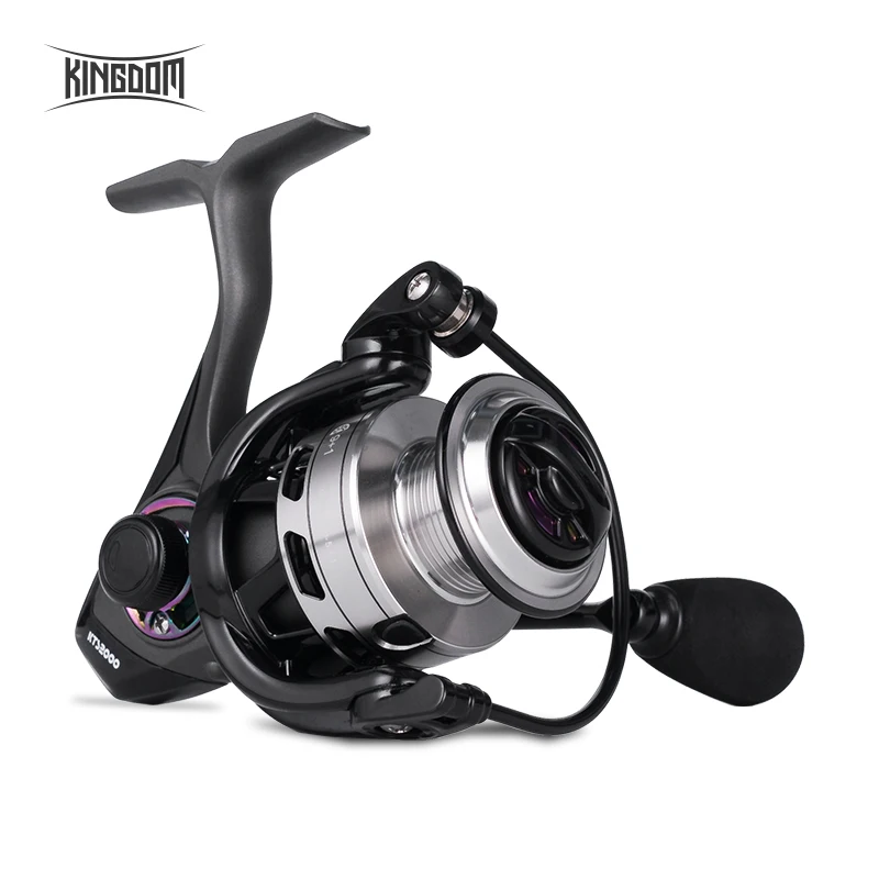 

Kingdom Spinning Fishing Reel WaterProof Max Drag 11Kg Gear Ratio 5.2:1Lure Spinning Reel Lightweight For Pike Bass Fishing KTS