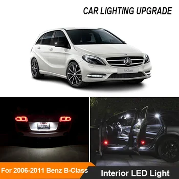 

18x White Bulb LED Car Accessories Light Interior Kit For 2006-2011 Mercedes Benz B-Class Map Footwell Dome Trunk Glove Box Lamp