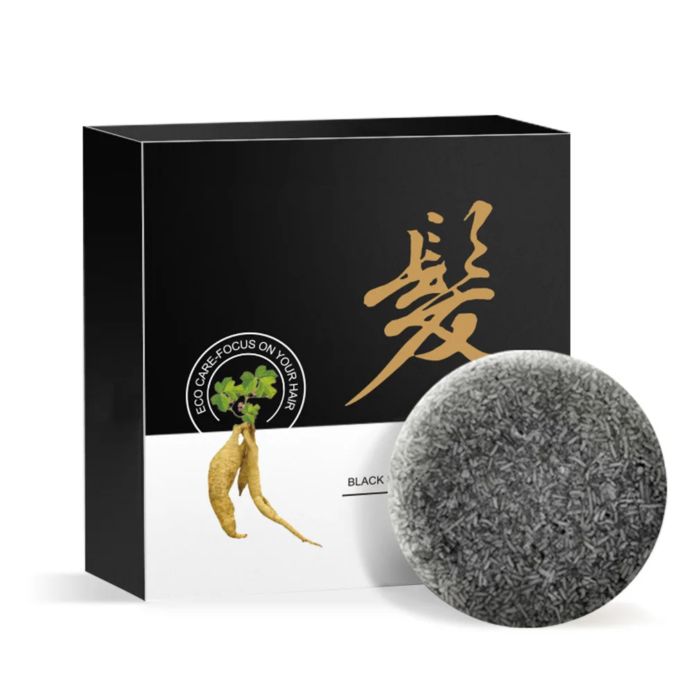 Promote Blood Circulation He Shouwu Oil Control Natural Organic Home Conditioner Hair Darkening Shampoo Bar Soap Repair Damage | Красота и
