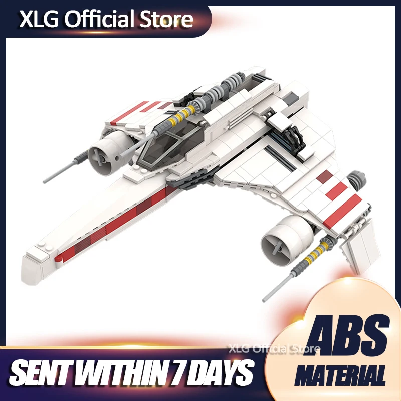 Diy Звездные сцена фильма E-Wing Звездный сражение творческие строительные блоки