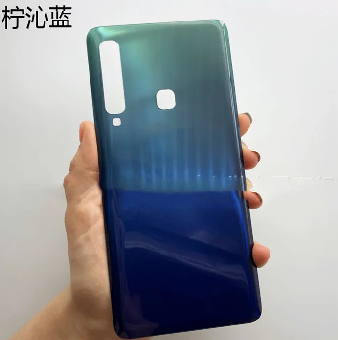 Подарок+ инструмент+ задняя крышка батареи Стекло для samsung Galaxy A9S SM-G9200 задняя дверь Корпус Замена со стеклянным объективом - Цвет: Красный