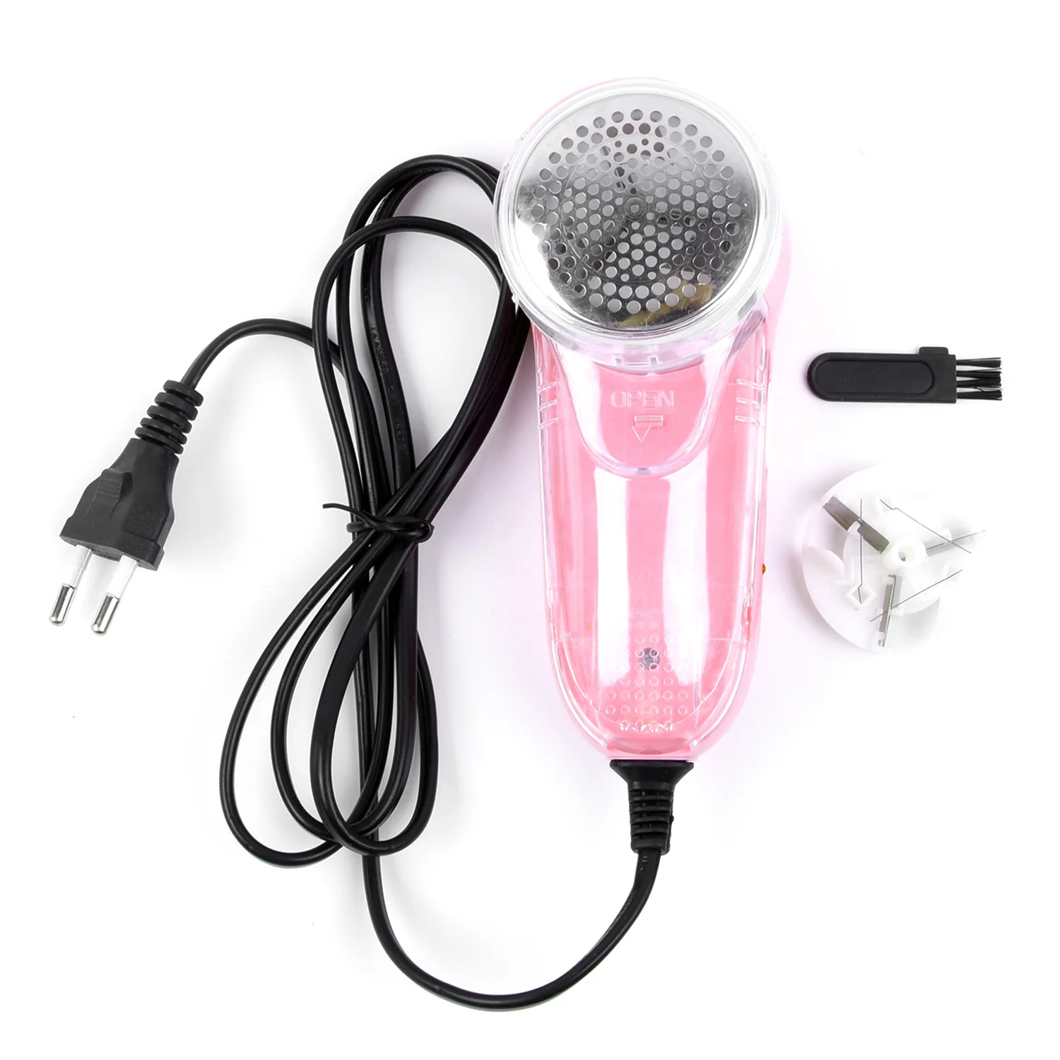 Portable Electric Clothes Fabrics Sweaters Lint Fuzz Shaver Fluff Remover Eu