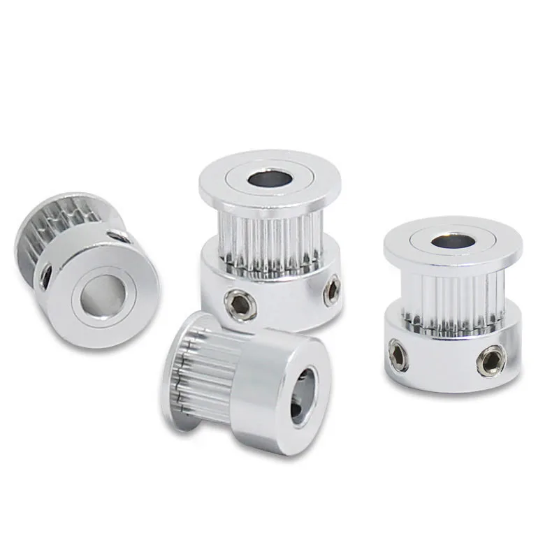 J-head Nuts of metal GT2 Timing Pulley 16 Tooth 2GT 20 Teeth Aluminum Bore 5mm 8mm Synchronous Wheels Gear Part  Width 6mm 10mm