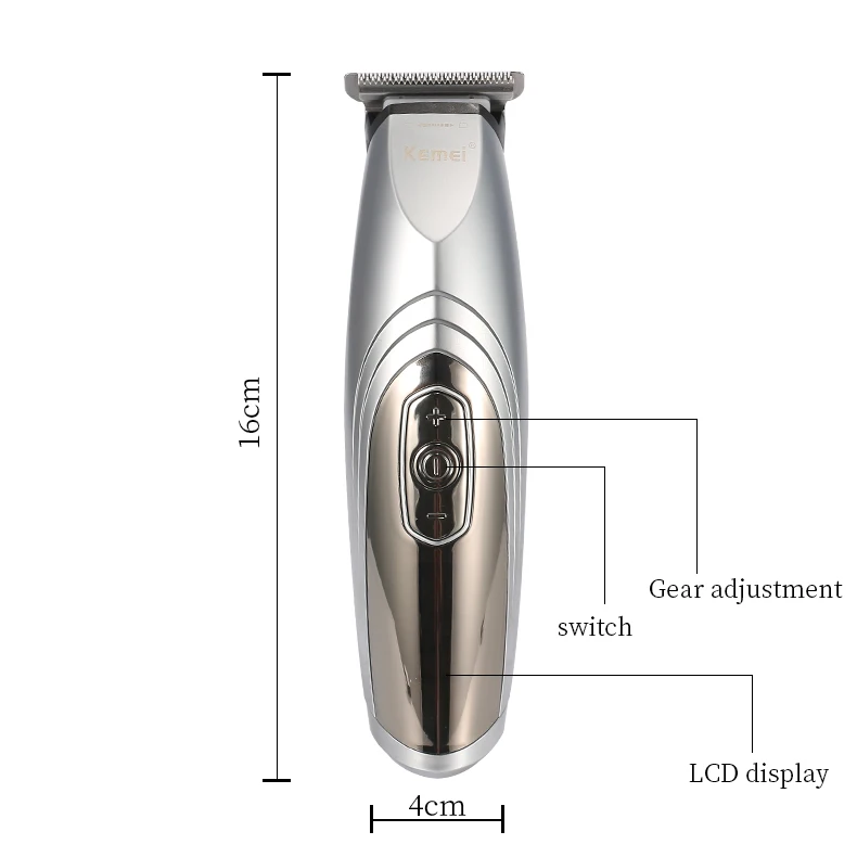 Kemei-2713 Парикмахерская профессиональный триммер для волос Парикмахерская электрическая машинка для стрижки волос для мужчин триммер для волос DIY машинка для стрижки волос