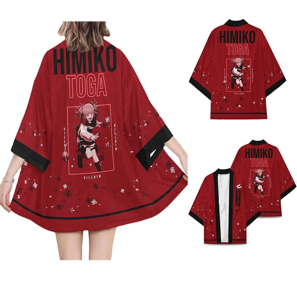 My Hero Academia Cosplay Kimono Bakugou Costume Todoroki Shirt Tops All Might Haori Midoriya Cloak Robe Cardigan 