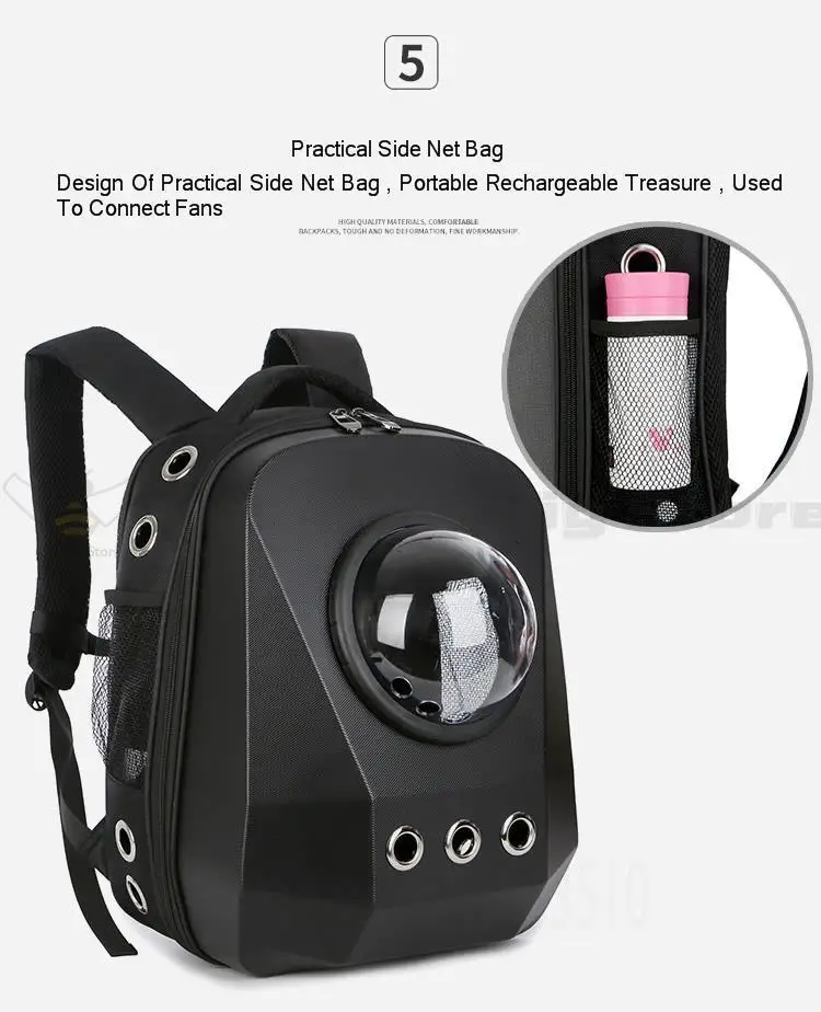 Cat Bag Space Pet Cabin Out Portable Back Packing Cat Bag Double Shoulder Space Bag Cat Dog Chest Schoolbag Large Size