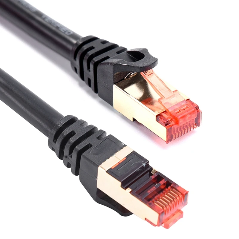 Ethernet-кабель Cat7 сетевой кабель с красной головкой Lan STP RJ45 | Компьютеры и офис