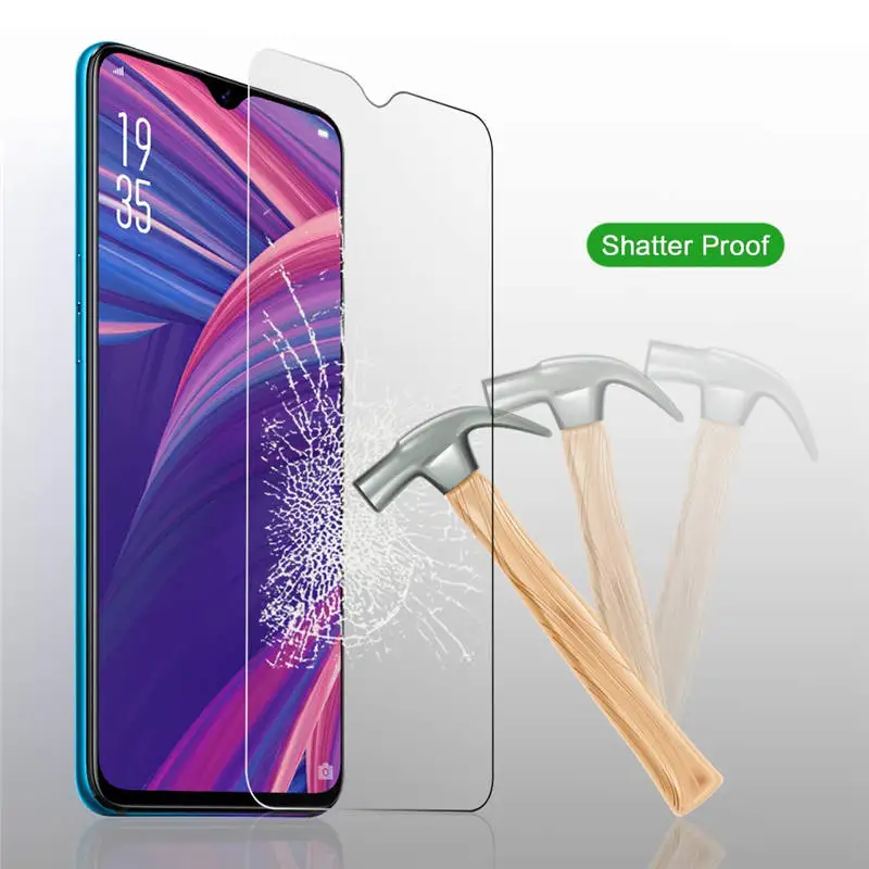 

Tempered Glass for OPPO R9 R9S R11 R11S Plus R15 R17 Screen Protector Front Film for OPPO A1K AX5 AX7 Clear Protective Film
