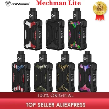 

Original Rincoe Mechman Lite TC Kit With 228W Mod & Metis RDA Atomizer & 810 Drip Tip E Cigarette Vape Kit Vs Gen Kit / Drag Max