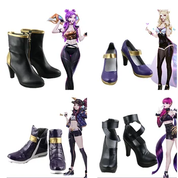 

CostumeBuy LOL KDA Ahri Akali Kaisa Evelynn Cosplay Shoes Costume Props Halloween Cosplay Accessories Custom Made Any size