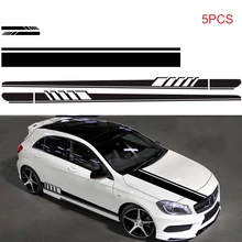  Fashion car fringe pattern of general design car stickers decoration waist vinyl hood rearview mirror door accessories 