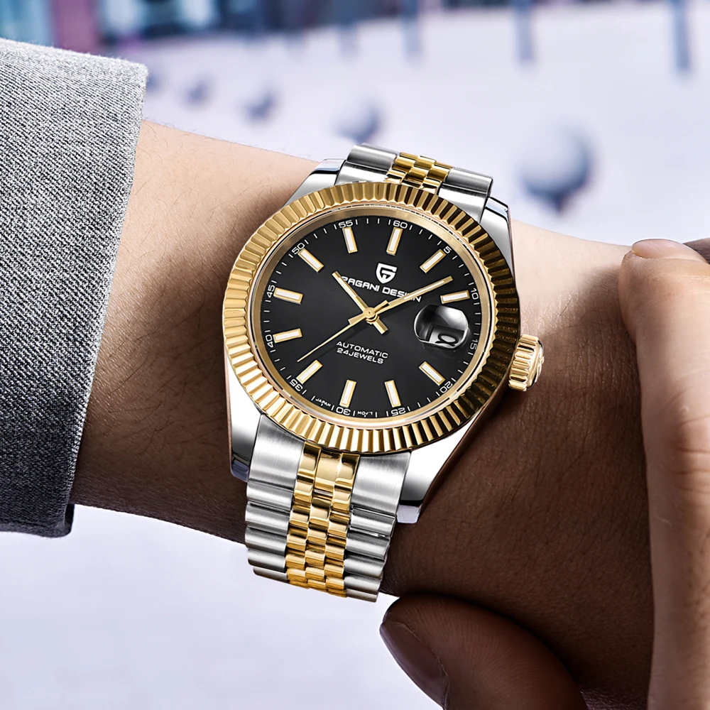 dropshipping automatic watches roly style business watch fro men (12)