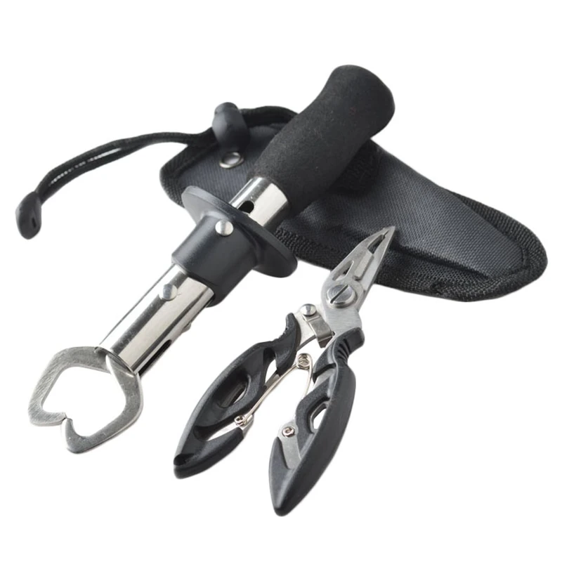 

Stainless Steel Fish Grips Control Fish Clip Multi-Function Fishing Pliers Fishing Tools Set