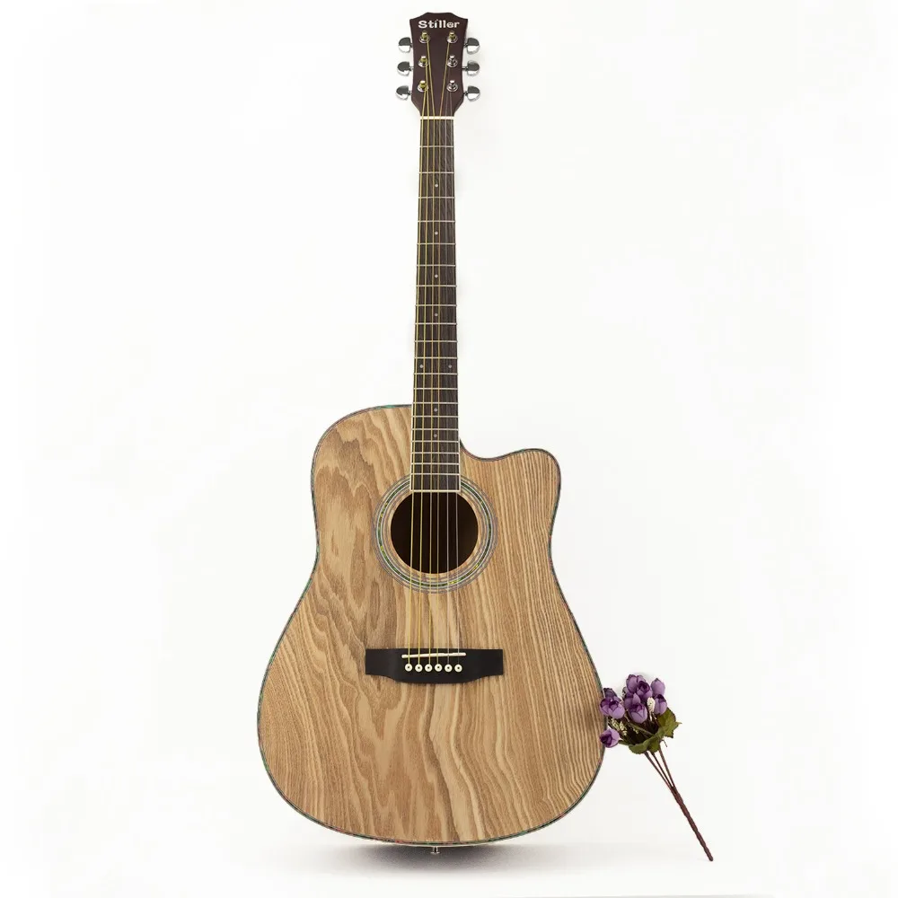 Diduo 41 дюймовая гитара для начинающих Zebra Deep Wood баллада без углов гитарные
