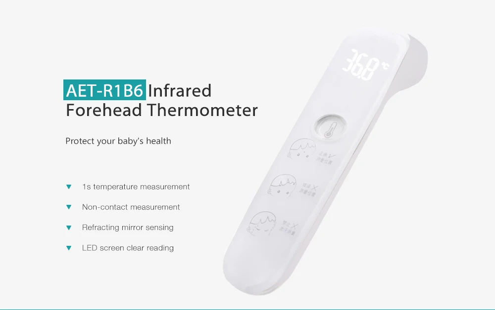 Умный ИК инфракрасный бесконтактный цифровой бодитермометр светодиодный дисплей Мгновенное измерение для температуры медицинский термометр для детей и взрослых
