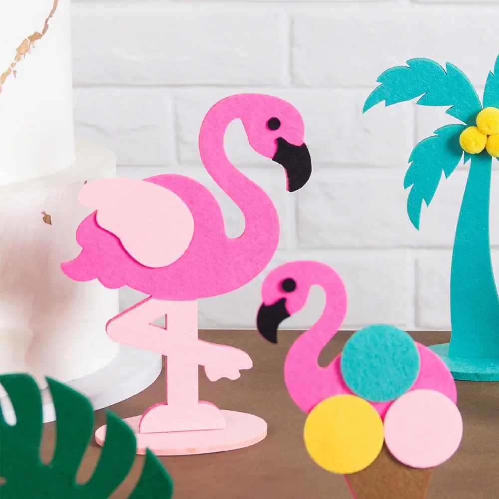 Tropical Flamingo Pineapples Cactus Coconut tree Centerpiece Table decorative Birthday Summer Wedding Hawaiian Party Decorations