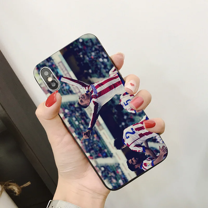 Чехол для телефона Gimenez для iphone, чехол Atletico Madrid FC DIY, черный мягкий чехол из ТПУ для iphone 11Pro X XR XS MAX 7 8 7plus 6 6S 5S SE