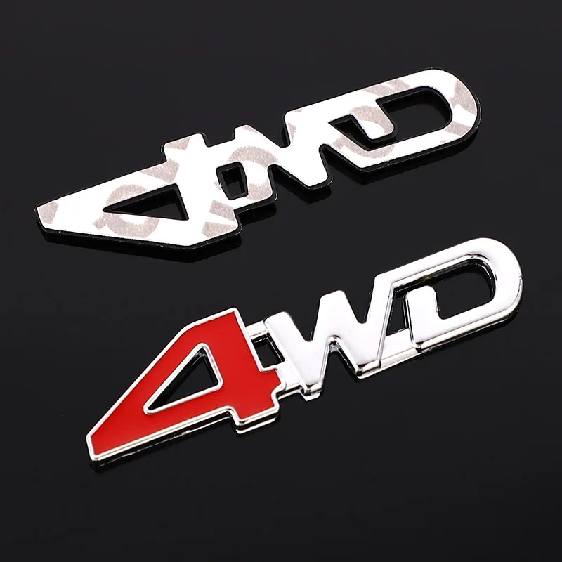 3D хромированная металлическая наклейка 4WD эмблема 4X4 Стайлинг автомобиля для Honda