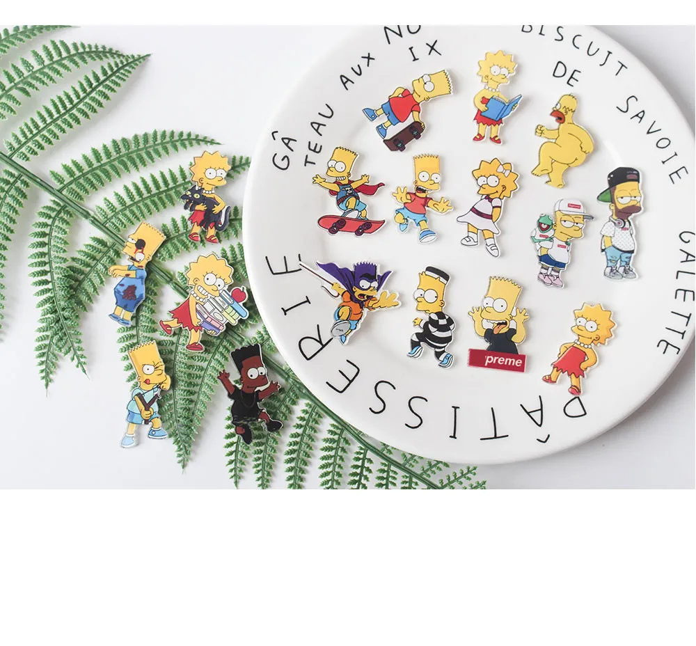 1 Psシンプソンズ漫画バッジアイコンピンアクリルバッジバッジ衣料用かわいいブローチpvcブローチ布とバッグz77 Aliexpress Home Garden 1 Psシンプソンズ漫画バッジアイコンピンアクリルバッジバッジ衣料用かわいいブローチpvcブローチ布とバッグz77 Aliexpress Home Garden