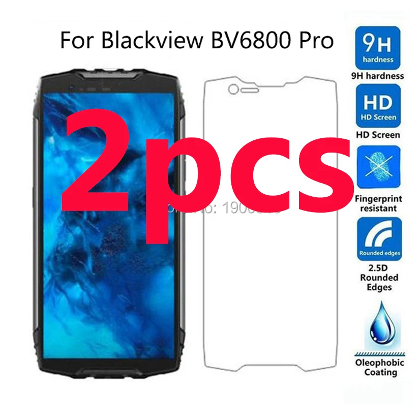 Защитное закаленное стекло hd для blackview bv6800 2 шт. | Мобильные телефоны и аксессуары