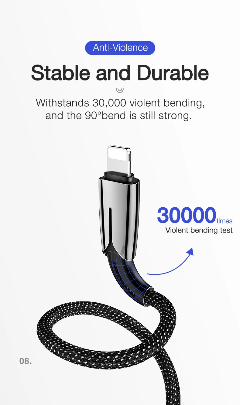 Cafele USB-C PD кабель для быстрой зарядки type C для Lightning 18 Вт 2A Зарядное устройство USB C для iPhone XR XS Max 8 PD ISO кабель