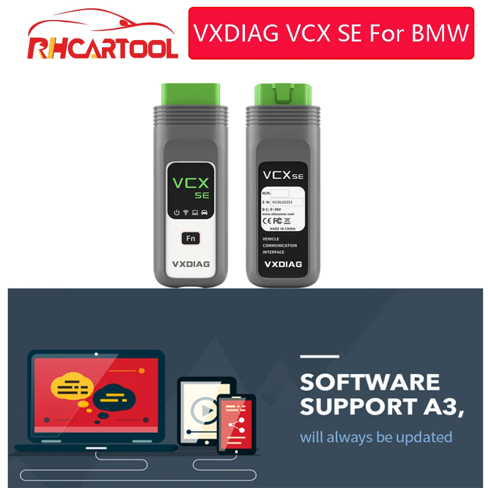 

Car OBD2 VXDIAG VCX SE Fit For BMW ICOM A2 A3 NEXT WIFI OBD2 Scanner Car Diagnostic Tool ECU Programming Online Coding