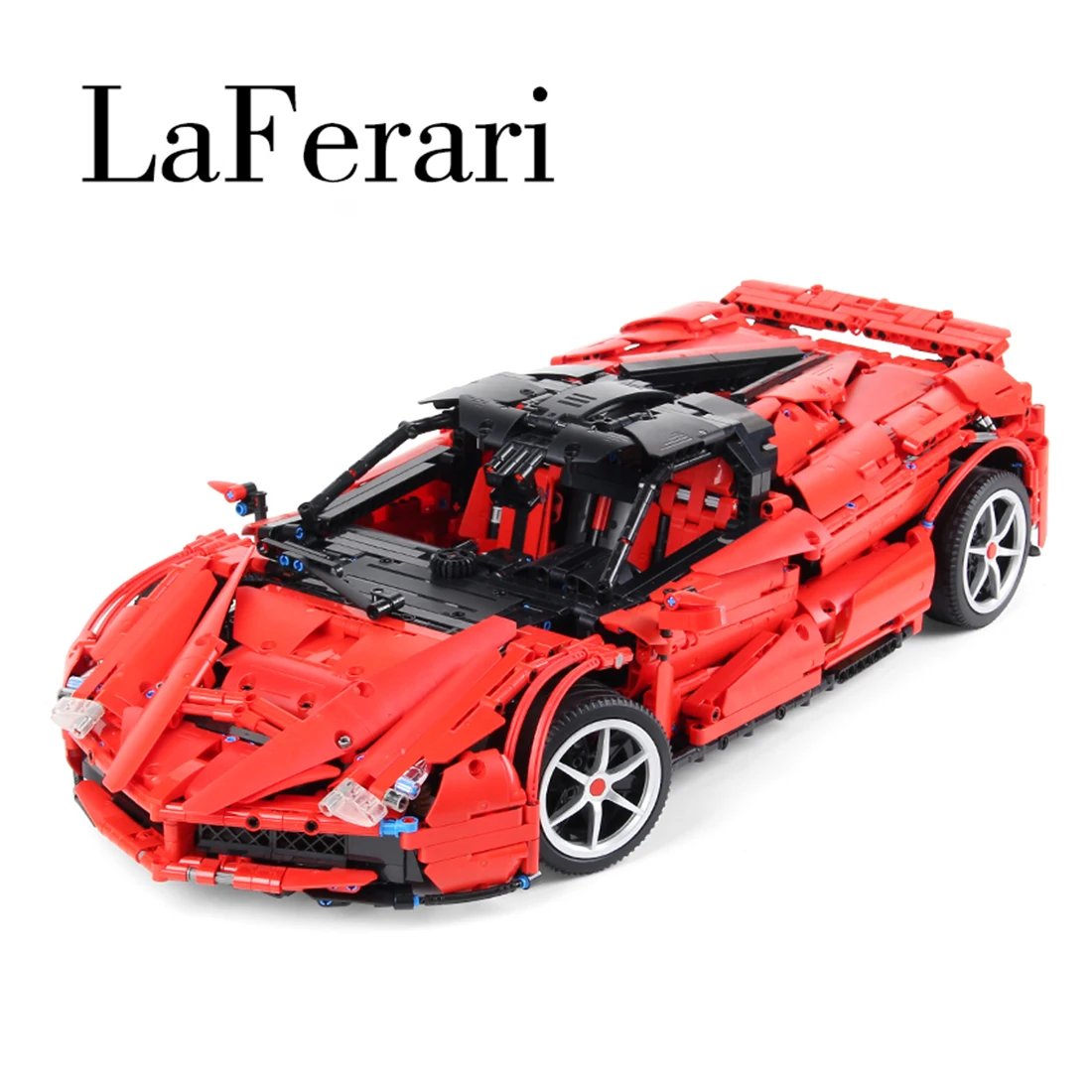 3260 шт 1:18 Масштаб DIY статическая версия спортивный автомобиль строительный блок Строительная модель кирпичная игрушка подарок для детей-красный