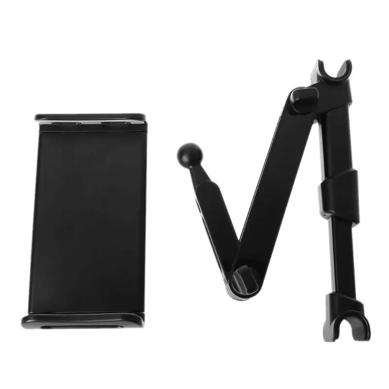 4-12 Inch Car Mobile Phone Holder Foldable Tablet Stand Back Seat Headrest Mount Bracket