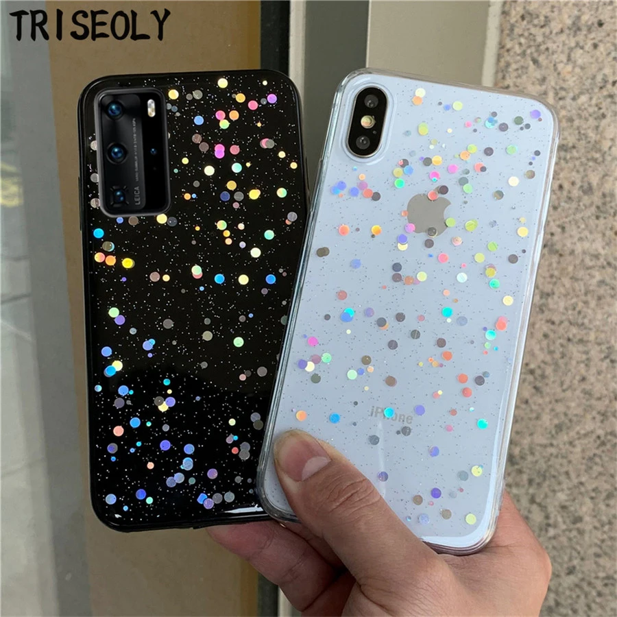 Мягкий чехол Dots Wave Point для Hauwei P30 Lite P40 E P9 P10 P20 Pro P8 2017 Huawei P Smart Z Plus 2019|Бамперы| |