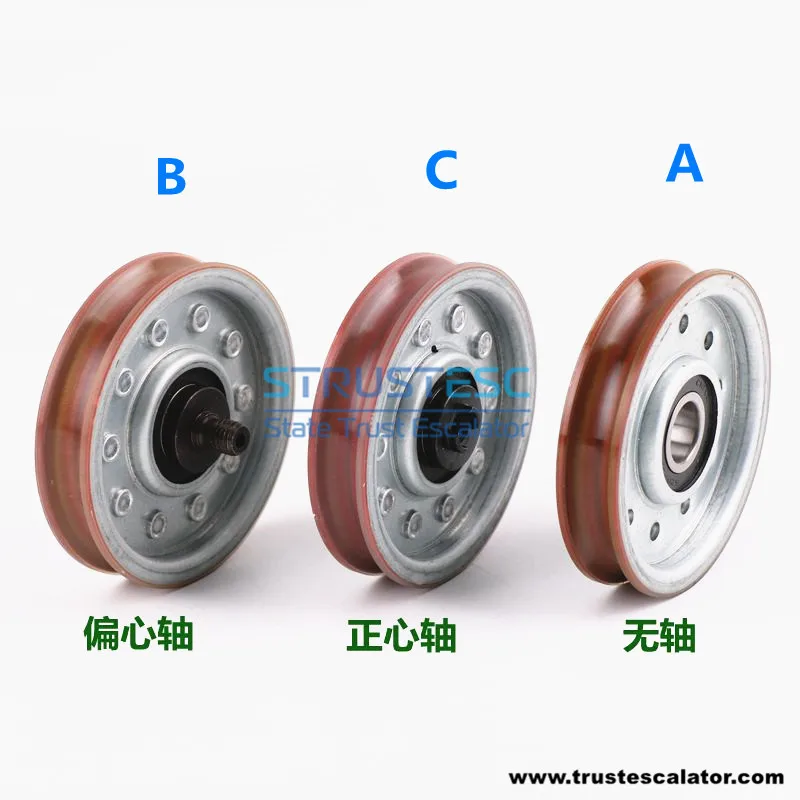KM601106G01 KM601106G02 94*19*6203 94x19x6203 Elevator Door Hanger Roller W/WO Axle Use for Kone