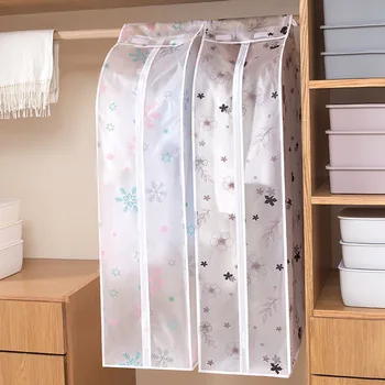

Clothes Dust Cover Cloest Hanger organizer Stereoscopic Garment Dress Clothes Suit Coat Covers Home Case Wardrobe Storage bag