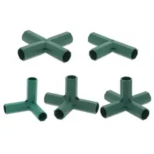 16 мм ПВХ фитинг 5 типов стабильная поддержка сверхмощный парниковый каркас строительный разъем