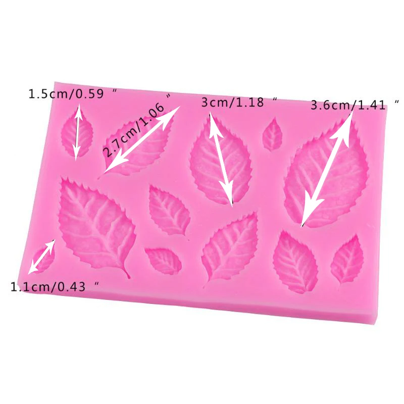 1 шт. силиконовая форма для сугаркрафта листья выпечки торта помадка украшения