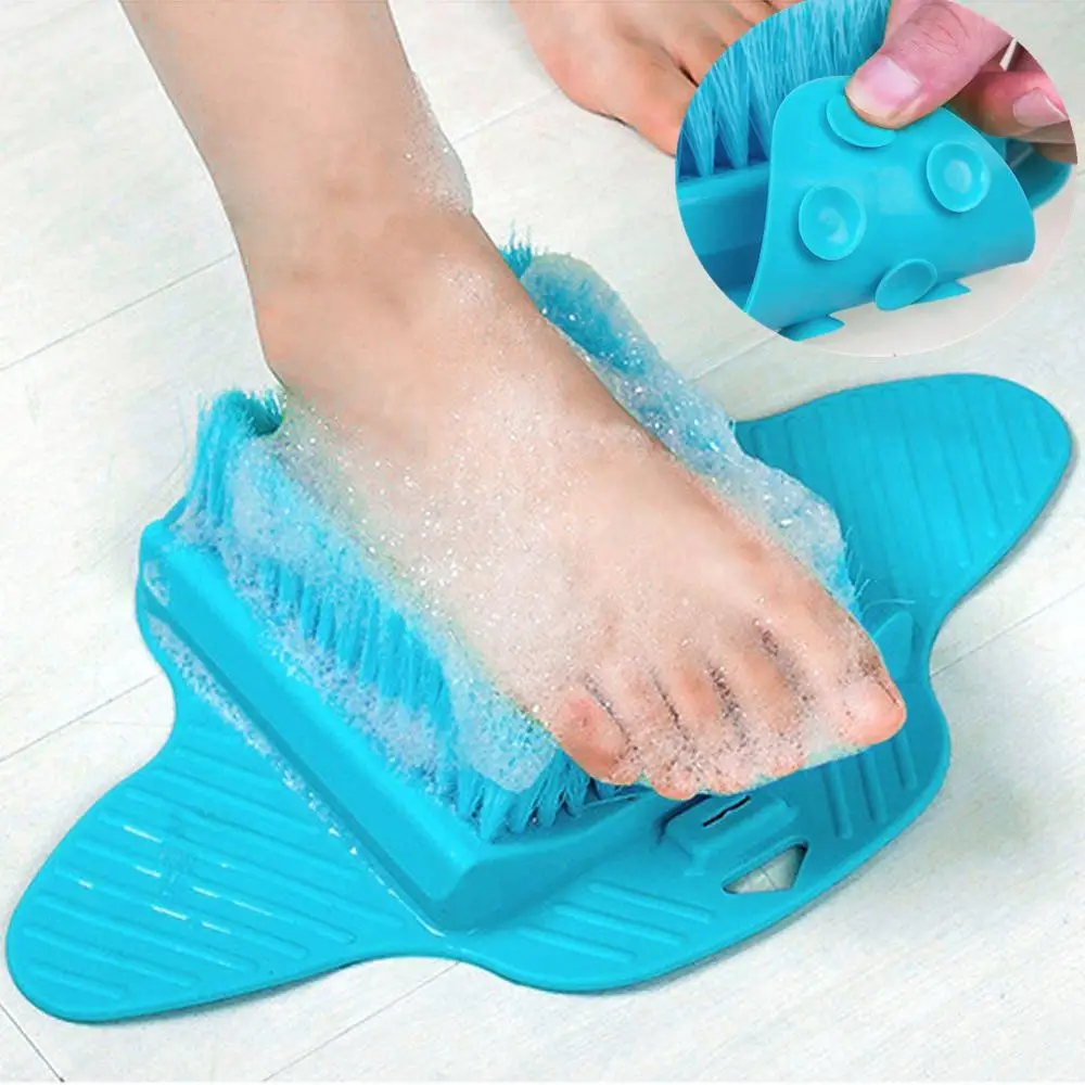 Отшелушивающая Массажная щетка для ног для душа для ванны для ног отшелушивающая кожа инструмент Мочалка для ухода за ногами массажер для ног в ванной комнате