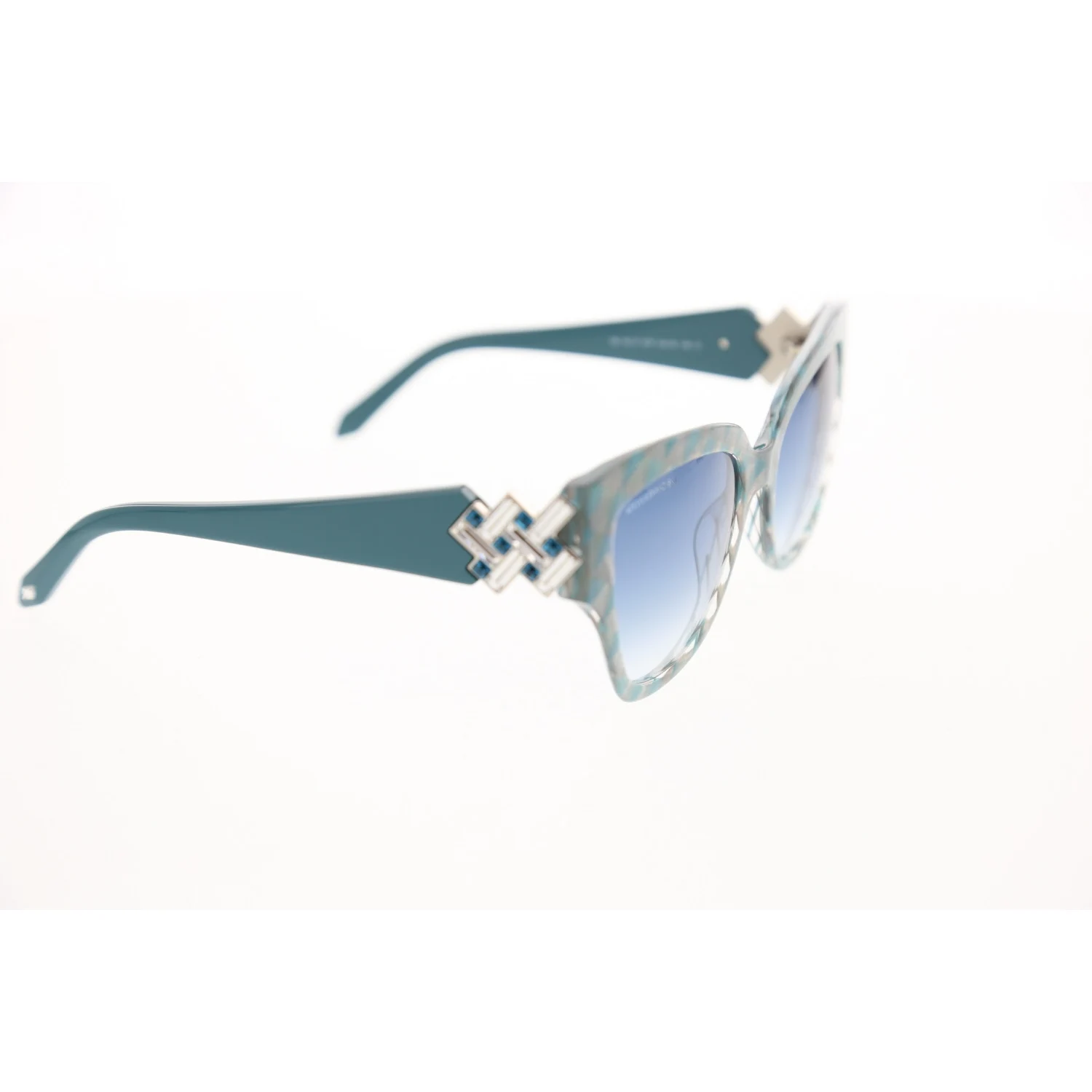 

Women's sunglasses swr 0161 87p bone color organic square square 54-18-140 swarovski