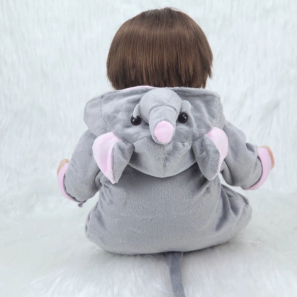 Bebe Reborn Baby Doll Силиконовые 42 см интерактивные Куклы Мягкие куклы реалистичные