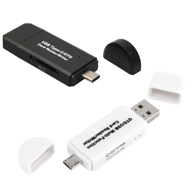 Кард-ридер флэш-накопитель высокоскоростной USB 2,0 TF/SD/Micro SD Kart Тип C кард-ридер для Android Phone Tablet PC
