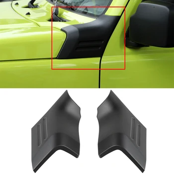 

2pcs Car Stickers ABS Carbon Fiber Hood Decal Cover Trim for Suzuki Jimny 2019 2020 Car Styling