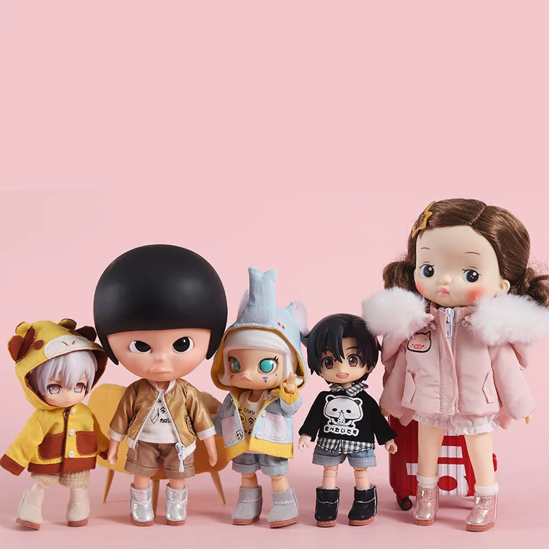 Модная кукольная одежда зимние сапоги обувь для 1/12 BJD Obitsu11 Holala Molly GSC P9 OB11 Кукла