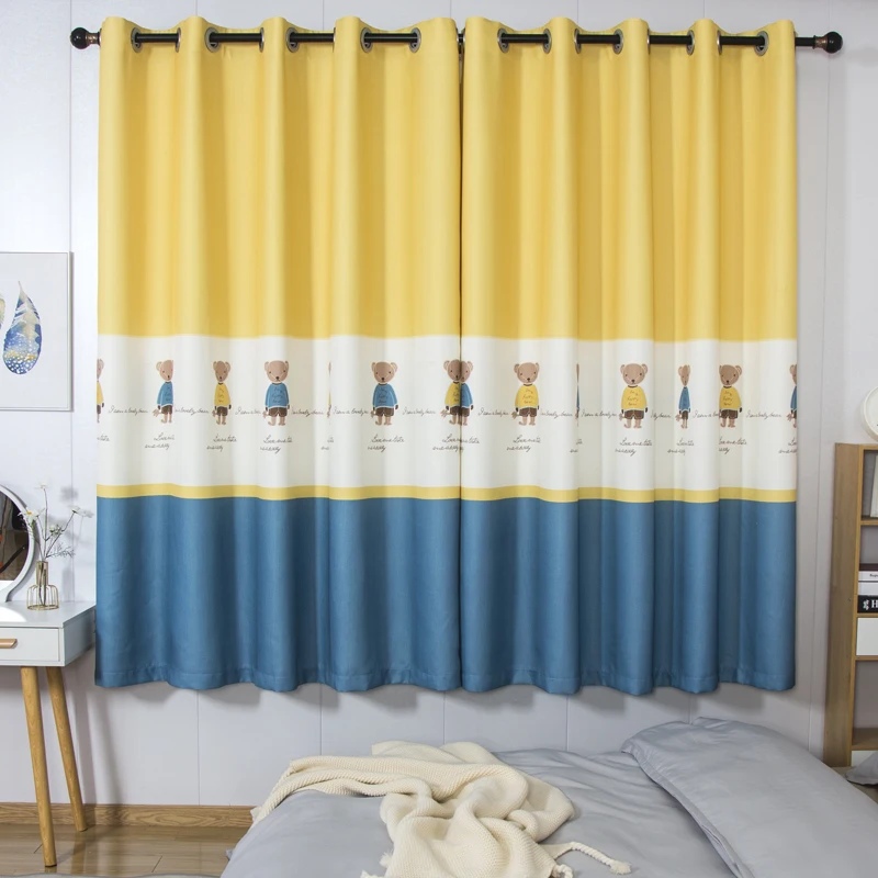 Шторы s для спальни Мультяшные Оконные Занавески детей украшение дома готовые