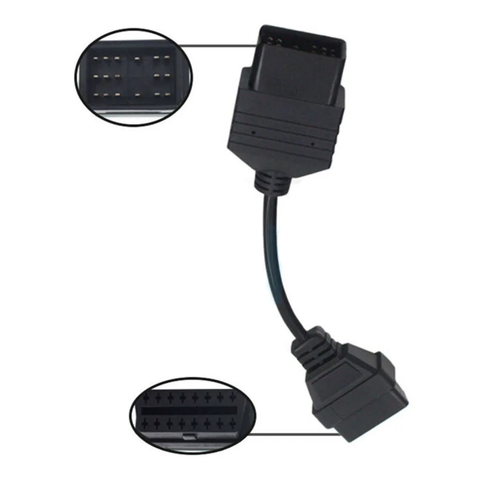17 Pin к OBD2 16 Pin диагностический Соединительный адаптер кабель Инструменты Запчасти для Toyota