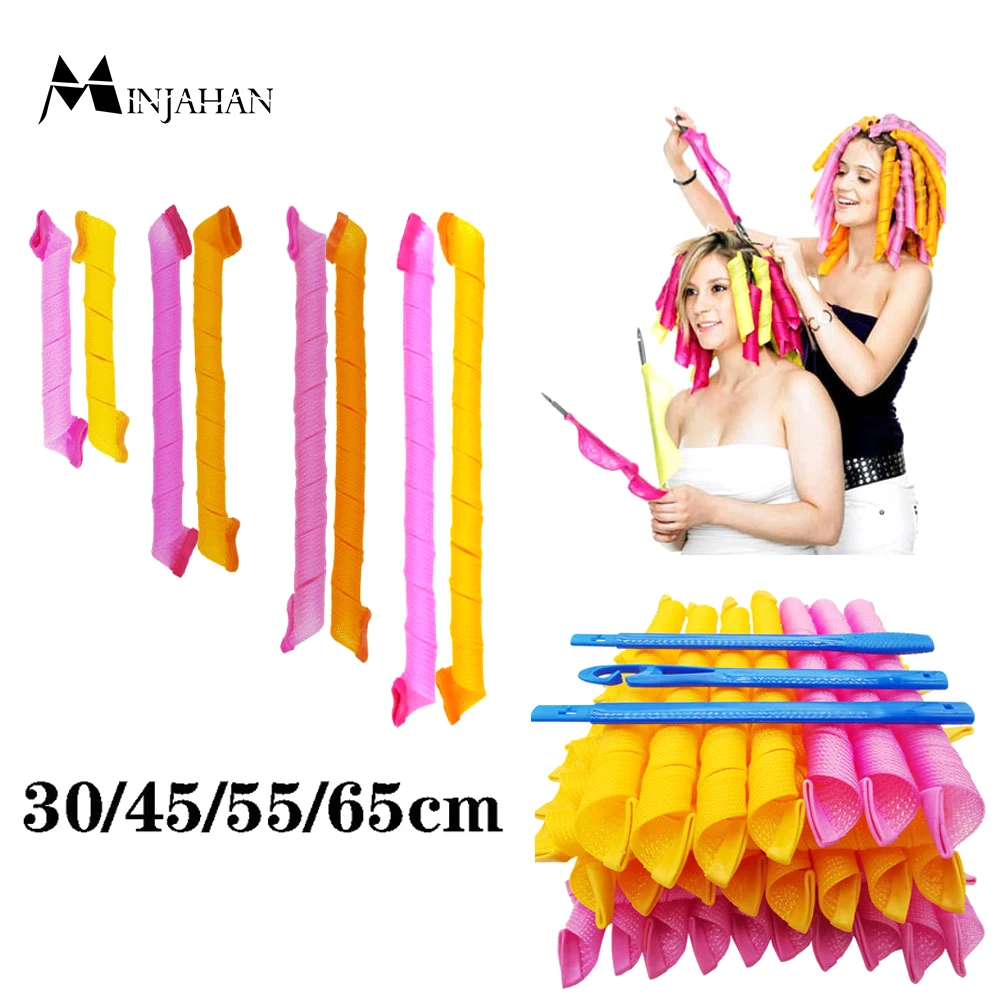 Hair Curling Tools Hair Rollers Snail Shape Spiral Round Curls
