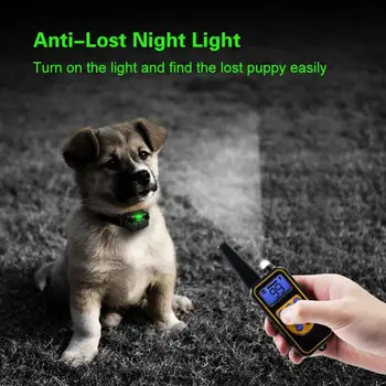 

Automatic Electric Shock Dog Collar Bark Stopping Device Waterproof Rechargeable Electric Shock Collar Dog Trainer Dog Supplies