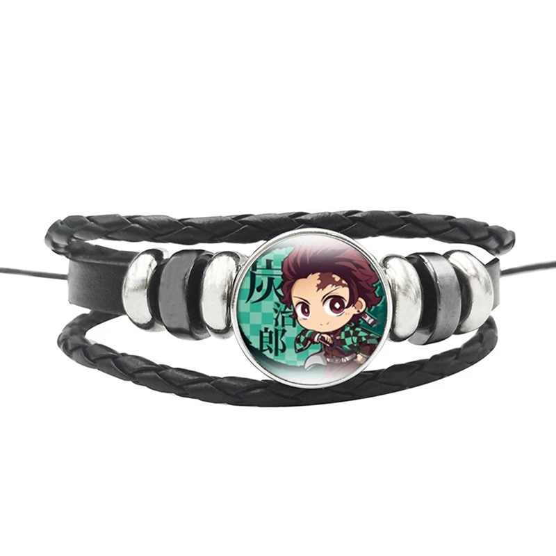 Модель года: фигурка кимецу без яйбы из аниме «Demon Slayer» Kamado Tanjirou Kamado Nezuko, браслет, фигурки, игрушки, подарок на Рождество