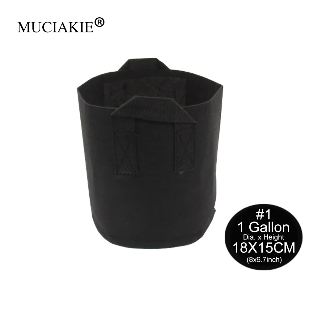 MUCIAKIE 1-10 галлоновых кармашки для выращивания растений, корень мешок цветок растение ткань томатное растение растительное цветочное горение мешок с ручками