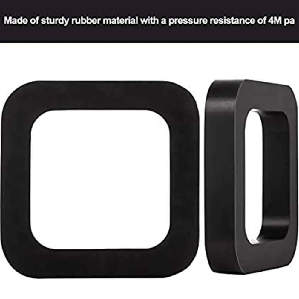 3pcs Black For Adjustable Ball Mounts Rubber Hitch Receiver Silencer